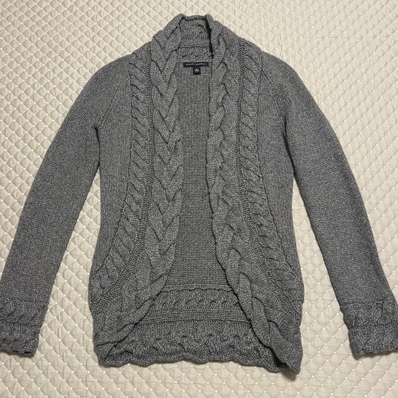 Banana Republic Sweaters - NWT - Banana Republic Wool Cashmere Open Front Cable Knit Cardigan Sweater